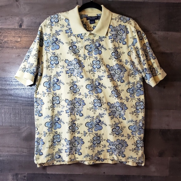 Daniel Cremieux Other - Daniel Cremieux sz M polo light yellow and blue